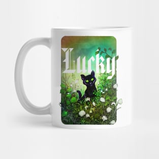 Lucky Black Cat Mug